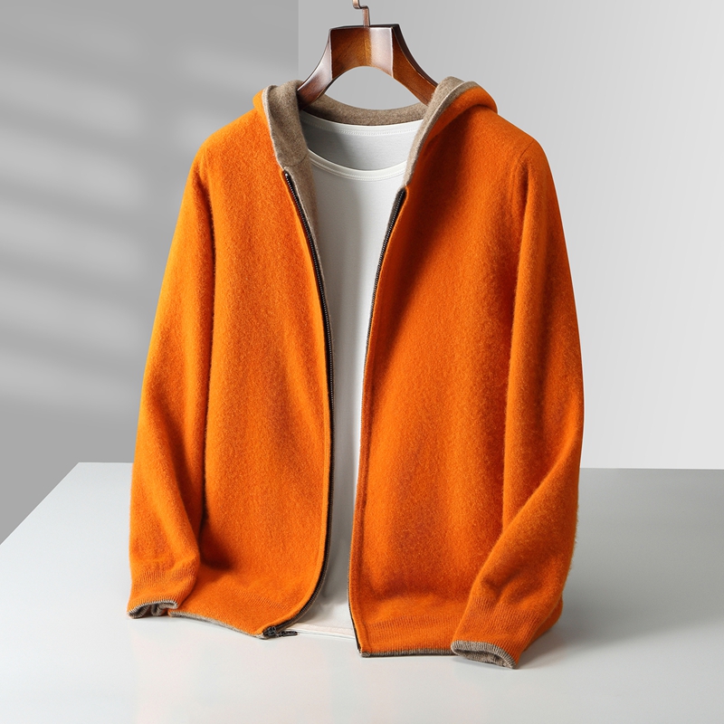 Wool Coat Peacoat - Sonbahar ve Kış Yeni Erkek Çift